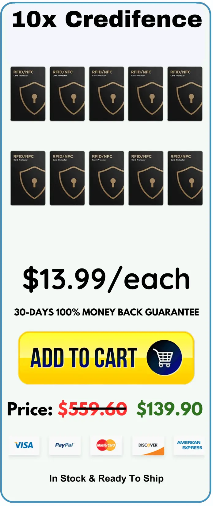  Credifence offer package price 