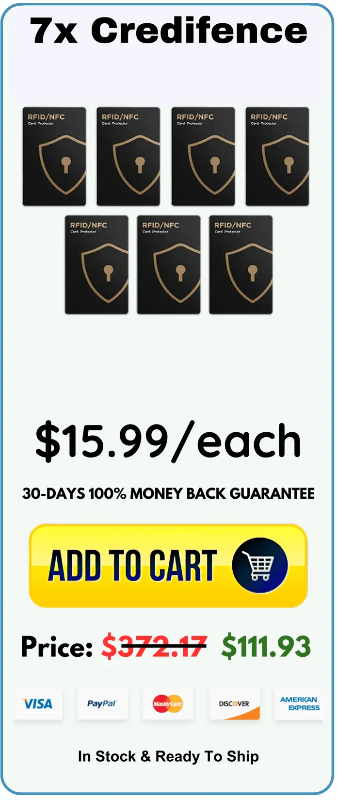 Credifence offer price 